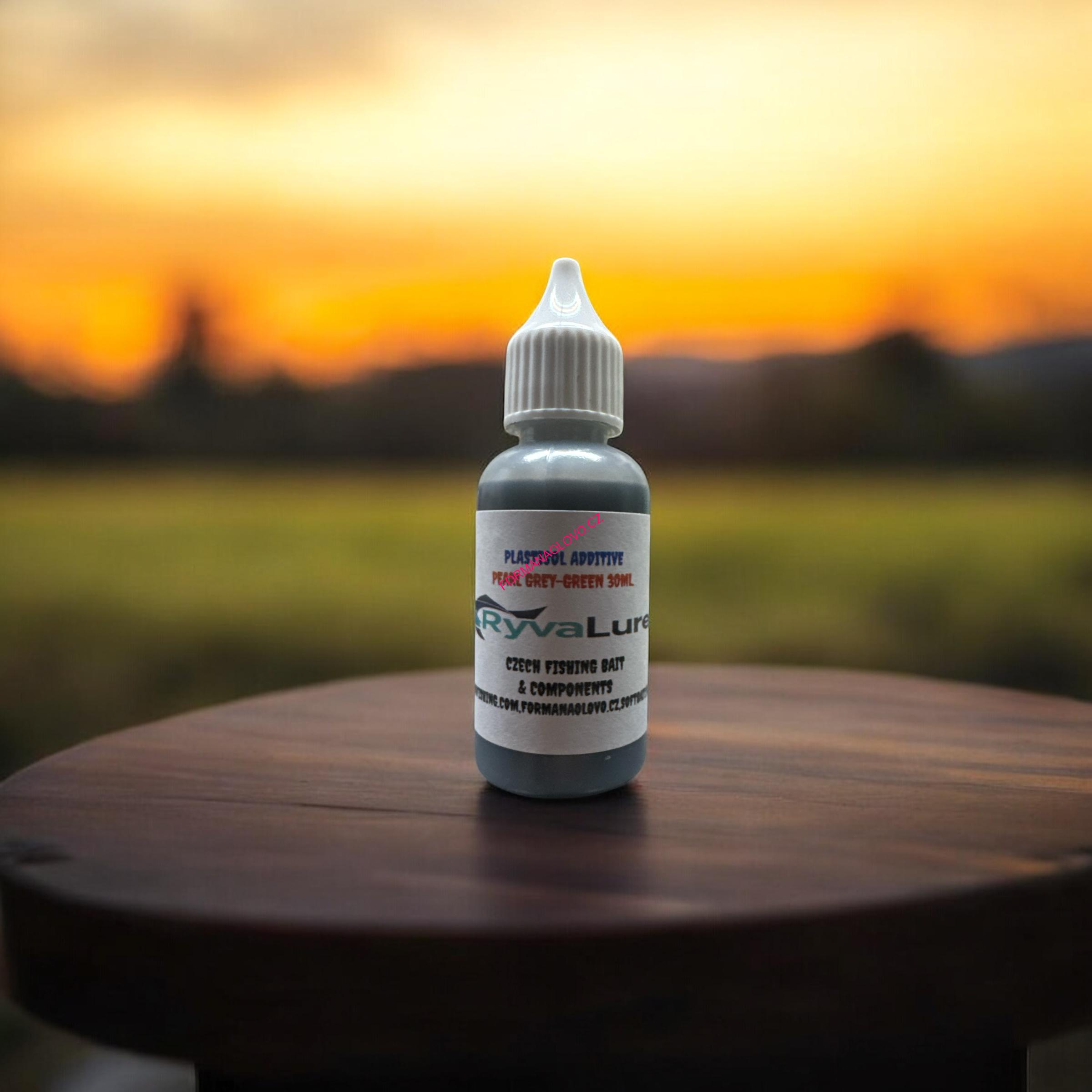RYVALURES PLASTISOL COLOR PEARL GREY-GREEN 30ML.