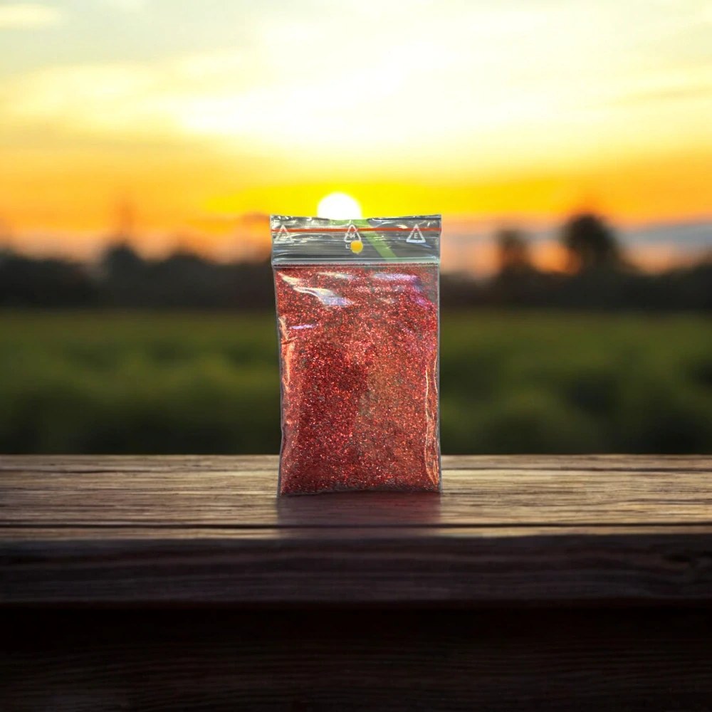 RYVALURES-GLITR RED 0,4MM-20G