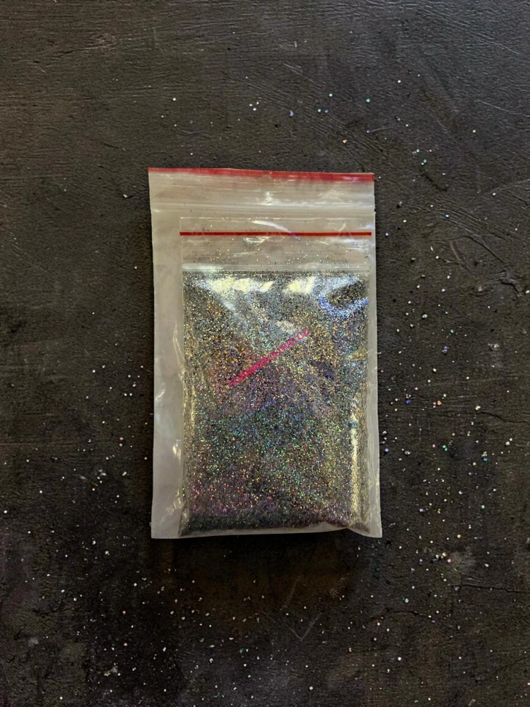 RYVALURES-GLITR SILVER HOLOGRAM 0,4MM-20G