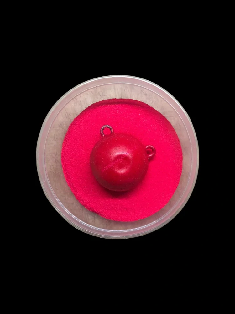 Gumová barva na jigové hlavičky uv red brillant 500g