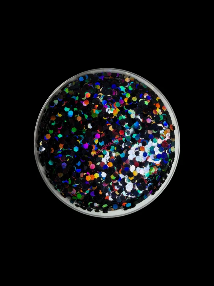RyvaLures glitter iridescent black 20g - 3,0mm