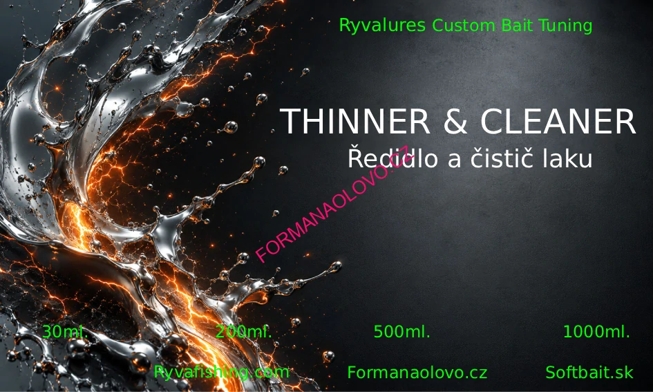 Ředidlo a čistič laku - Thinner & Cleaner