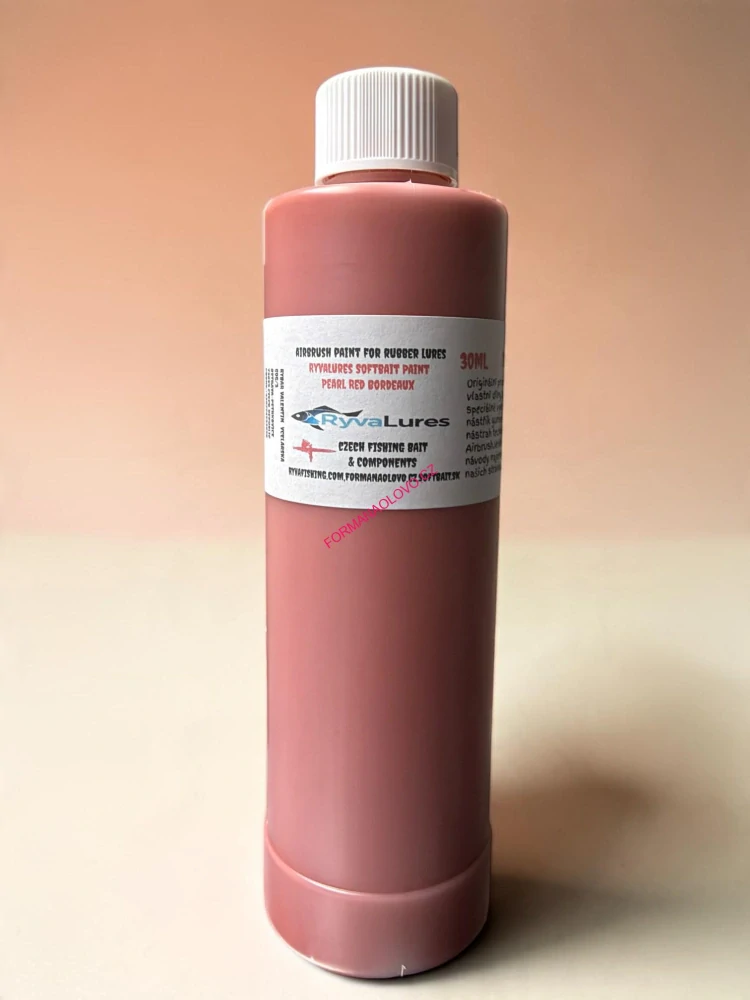 RyvaLures Softbait Paint Pearl Red Bordeaux 500ml