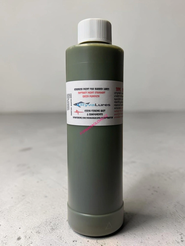 RyvaLures Softbait Paint – Green Pumpkin Gloss 500ml