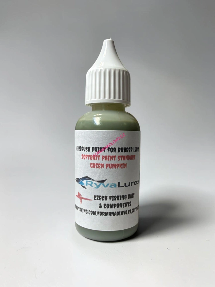 RyvaLures Softbait Paint – Green Pumpkin Gloss 30ml