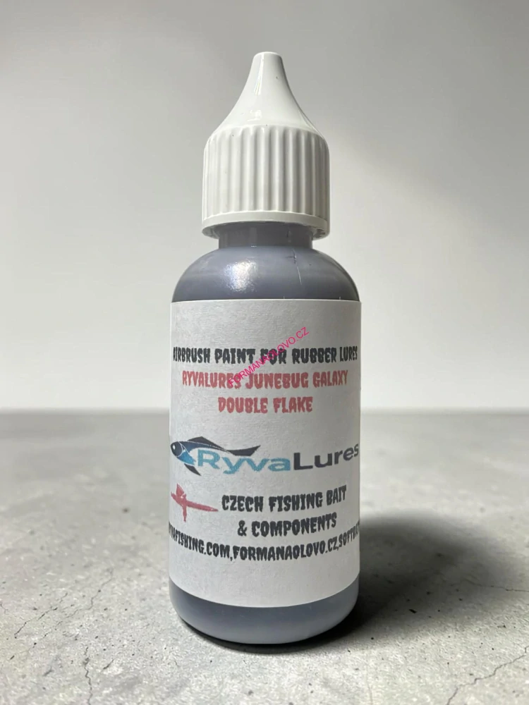 RyvaLures Softbait Paint – Junebug Galaxy Double Flake 30ml