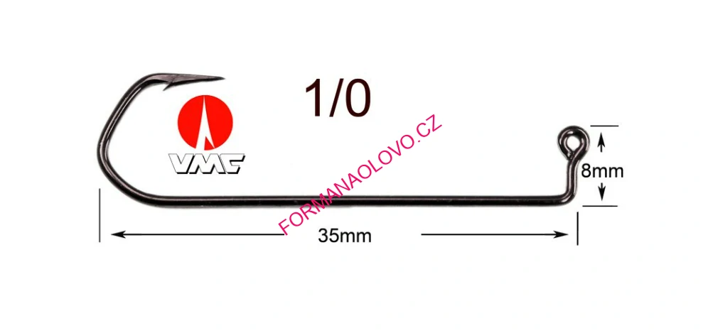 VMC JIGOVÝ HÁČEK BLACK NICKEL 5150 1/0-10KS