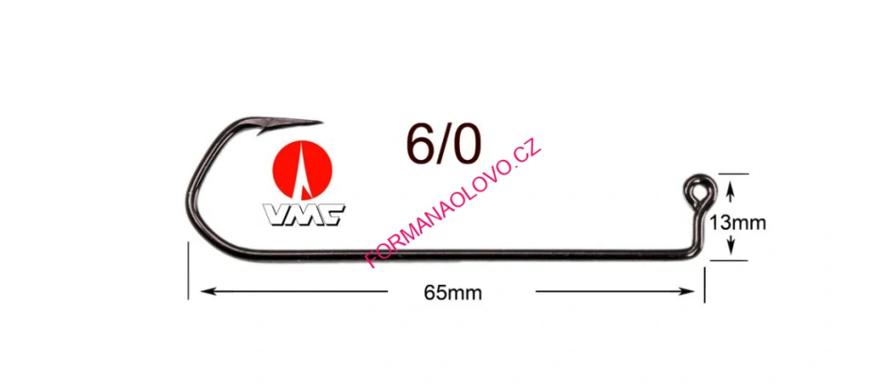 VMC JIGOVÝ HÁČEK 5150 6/0-10KS 