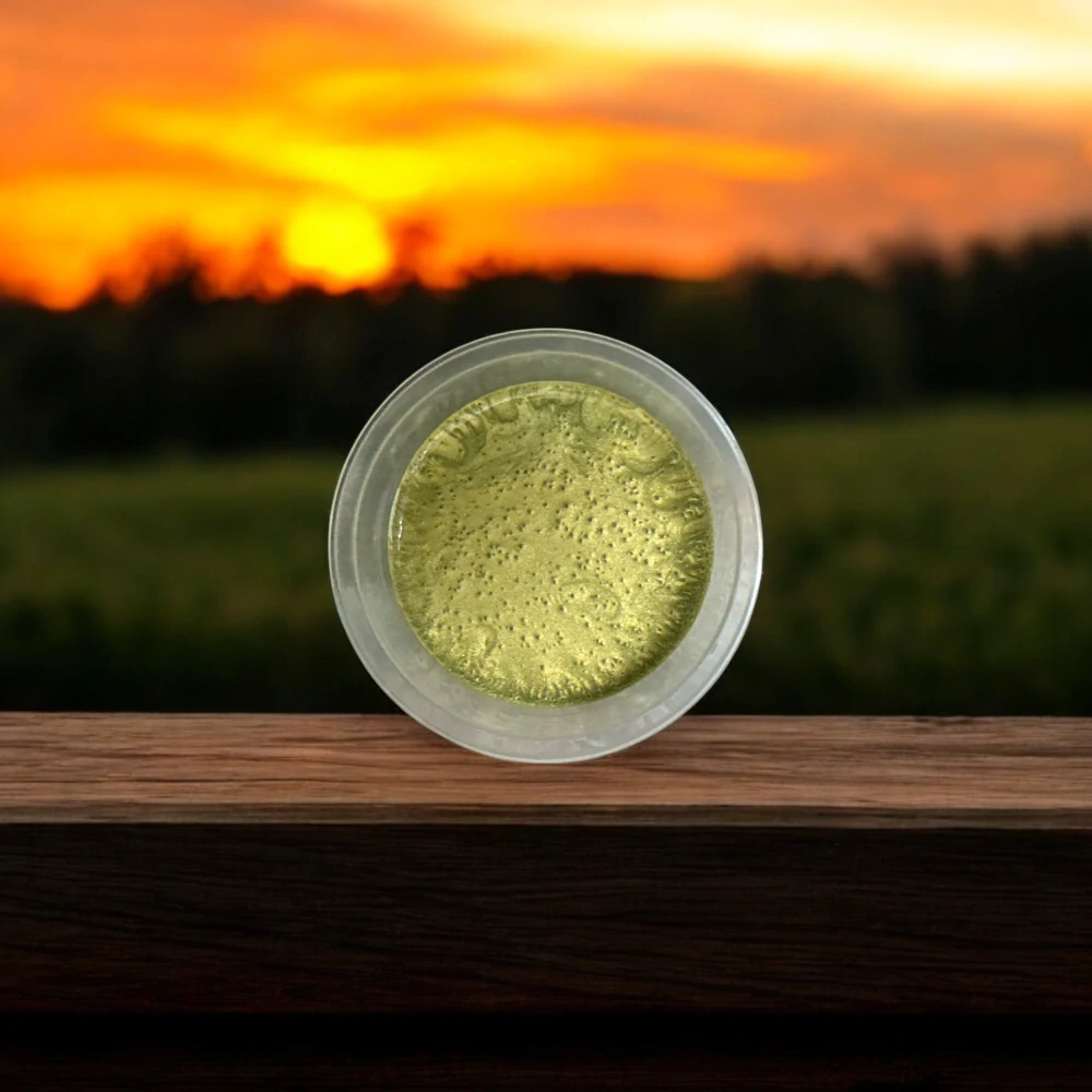 RYVALURES PLASTISOL COLOR PEARL GOLD OLIVE 30ML.