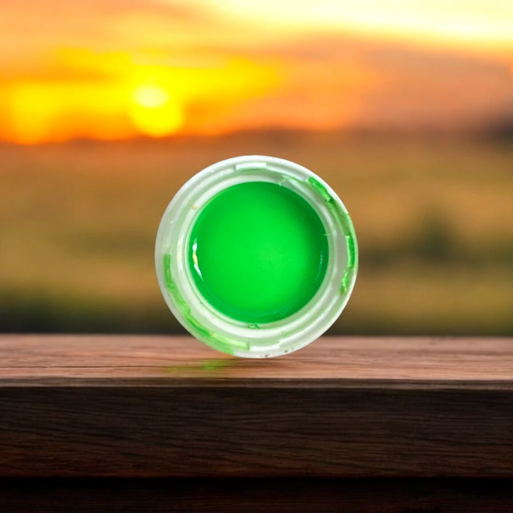 RYVALURES-SOFTBAIT PAINT FLUO UV LIGHT GREEN 30ML.