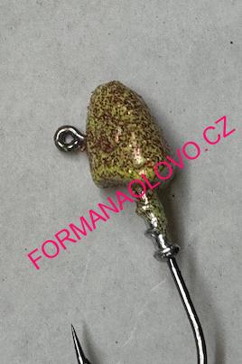 GUMOVÁ BARVA NA JIGOVÉ HLAVIČKY YR 3V1 YELLOW RED 80G