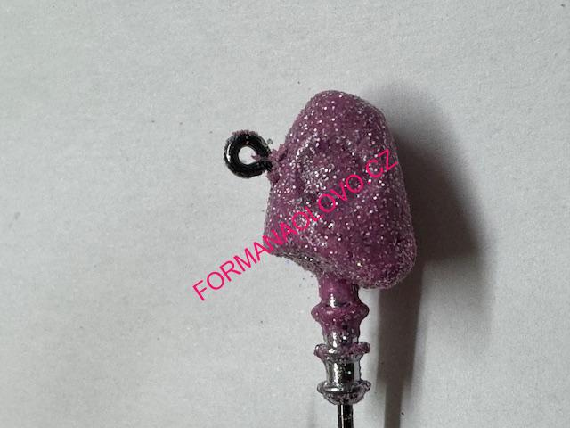 GUMOVÁ BARVA NA JIGOVÉ HLAVIČKY YS 3V1 PINK SILVER HOLOGRAFIC 80G