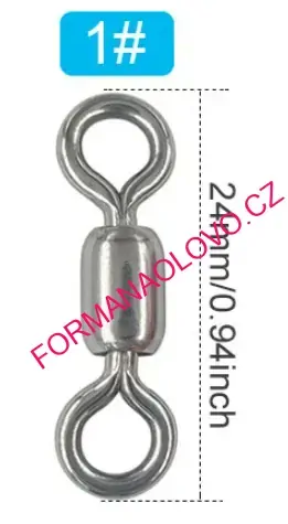 OBRATLÍK PEVNOSTNÍ MOŘSKÝ NEREZOVÝ(304)1-50KS  200KG MAX.