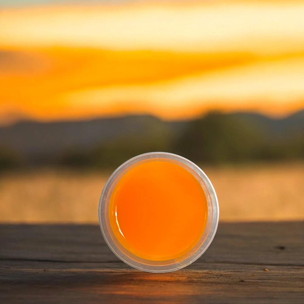 RYVALURES PLASTISOL COLOR FLUO ORANGE LIGHT(TRANSPARENT) 30ML.