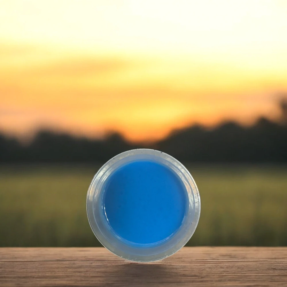 RYVALURES-PLASTISOL COLOR FLUO UV LIGHT BLUE 30ML.