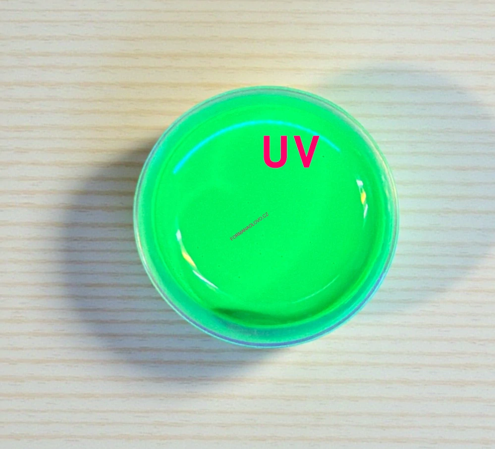 RYVALURES-PLASTISOL COLOR FLUO UV DARK GREEN 30ML.