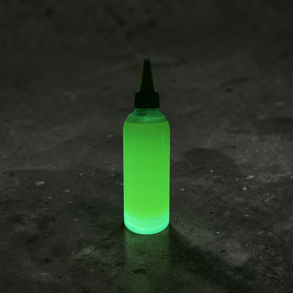 RYVALURES PLASTISOL COLOR PHOTOLUMINESCENT YELLOW-GREEN 200ML.