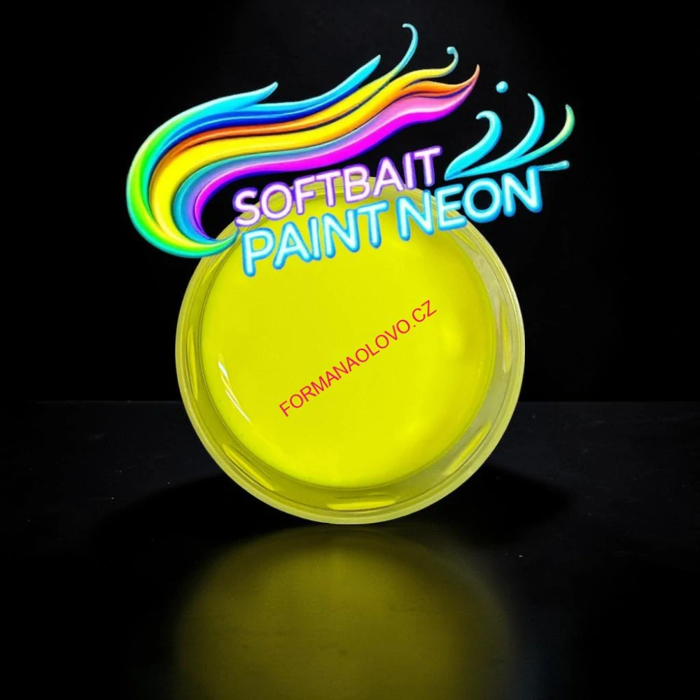 RYVALURES-SOFTBAIT PAINT NEON YELLOW 30ML.