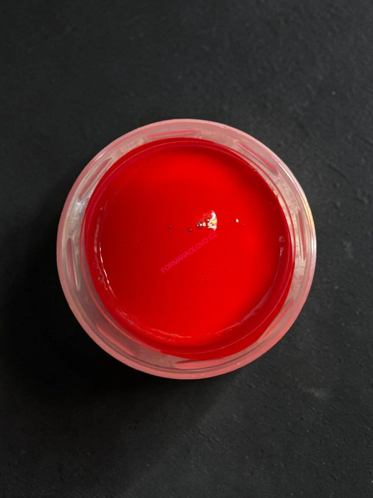 RYVALURES PLASTISOL COLOR NEON UV RED BRILLANT 200ML.