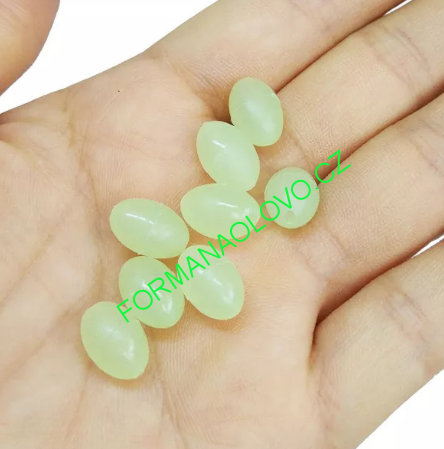 FLUO GUMOVÝ STOPER OVÁL 6X10-50KS 