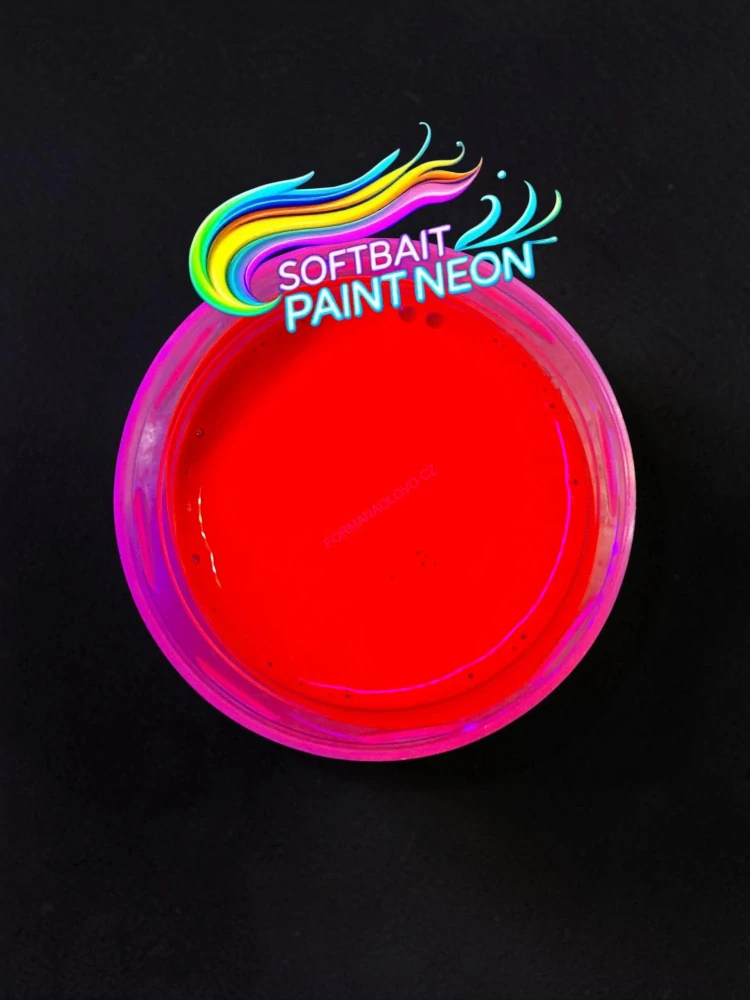 RYVALURES-SOFTBAIT PAINT NEON UV RED BRILLANT 30ML.