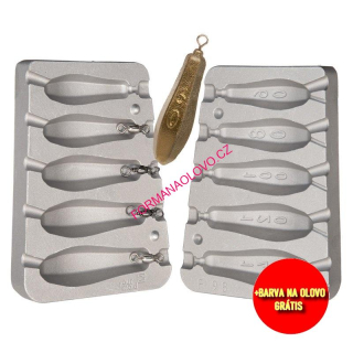 FORMA NA OLOVO 60-140G+GUMOVÁ BARVA 200ML.GRÁTIS