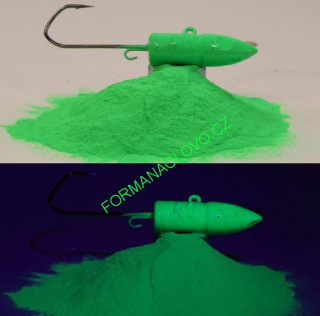 PRÁŠKOVÁ BARVA POLYURETANOVÁ HELL NEON ZELENÁ 80G