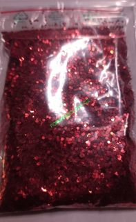 RYVA LURES-GLITTER MAGIC RED 1,0MM-20G