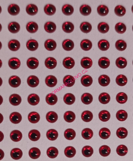 3D OČI SAMOLEPÍCÍ ČERVENÉ 3MM-20KS 