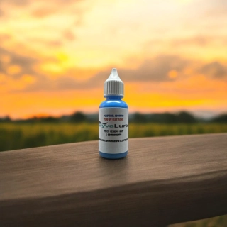 RYVALURES-PLASTISOL COLOR FLUO UV BLUE 30ML.