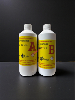 RYVPLAST 39-RYCHLÁ LICÍ PUR HMOTA 1000G(500G složky A + 500G složky B)
