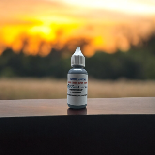 RYVALURES PLASTISOL COLOR PEARL SILVER BLACK 30ML.