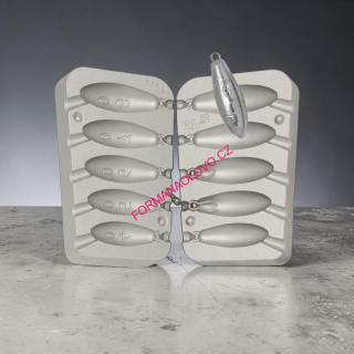 FORMA NA OLOVO TORPÉDO 40,50,60,70,80G+100 PÉREK ZDARMA 