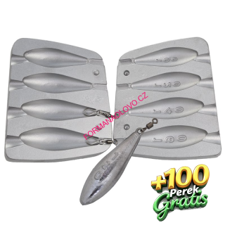 FORMA NA OLOVO TORPÉDO 100,120,140,160G+100 KS PÉREK ZDARMA