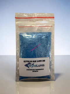 RYVALURES GLITTER UV BLUE 0,4MM-20G