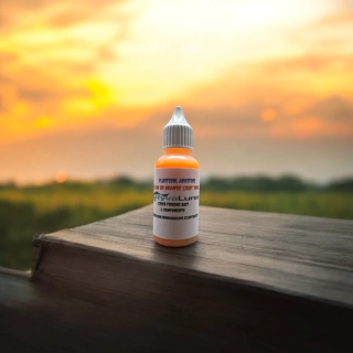 RYVALURES PLASTISOL COLOR FLUO ORANGE LIGHT(TRANSPARENT) 30ML.
