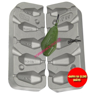 FORMA NA OLOVO 20,30,40,50,60G+GUMOVÁ BARVA 200ML.GRÁTIS