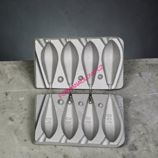 FORMA NA OLOVO ŠESTIHRAN 70,80,90,100G+GUMOVÁ BARVA 200ML.GRÁTIS