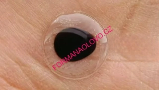 SAMOLEPÍCÍ 3D OČI TRANSPARENT- 10MM 20KS