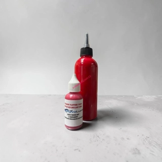 RYVALURES PLASTISOL COLOR NEON UV RED BRILLANT 30ML.