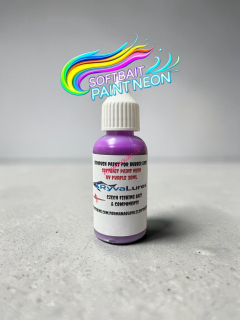 RYVALURES-SOFTBAIT PAINT UV NEON PURPLE 30ML.
