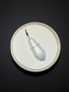 GUMOVÁ BARVA NA JIGOVÉ HLAVIČKY 3v1 PEARL IRIDESCENT GREEN