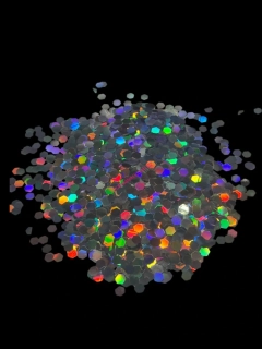 RyvaLures glitter silver holografic 20g - 3,0mm