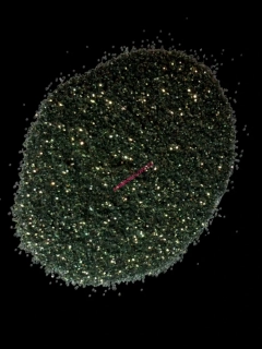 RyvaLures glitter Dark Green Iridescent 20g - 0,4mm