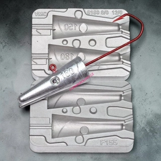 Rybářská forma na mořské jigy Eel-Head / Sandaal 150-180g