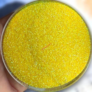 Glitry Iridescent Yellow 0,4mm (20g)