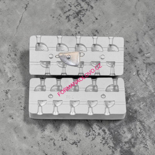 FORMA NA OLOVĚNÉ ZÁTĚŽE CHEBURASHKA 3,5-9G