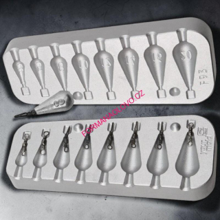 FORMA NA OLOVO HRUŠKA 3,5,9,10,13,15,18,20G