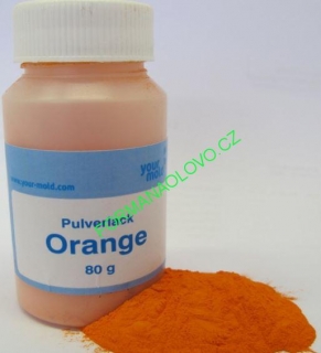 PRÁŠKOVÁ BARVA POLYURETANOVÁ ORANGE 80G
