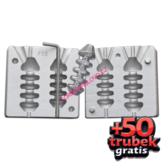 FORMA NA OLOVO KRMÍTKO 60,80G + 50 TRUBIČEK 3MM ZDARMA